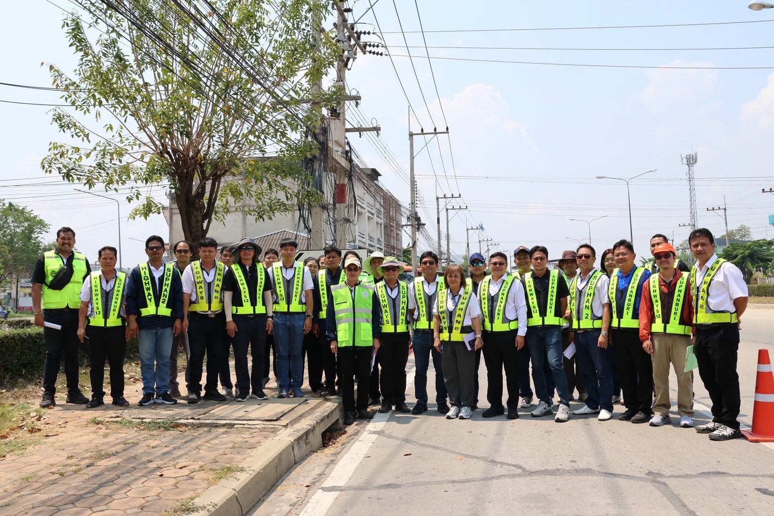 ตรวจสอบความปลอดภัยทางถนน ระหว่างงานก่อสร้าง ROAD SAFETY AUDIT พื้นที่แขวงทางหลวงสุพรรณบุรีที่ 2(อู่ทอง)